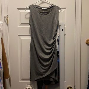 Gray Sleeveless Bodycon Dress